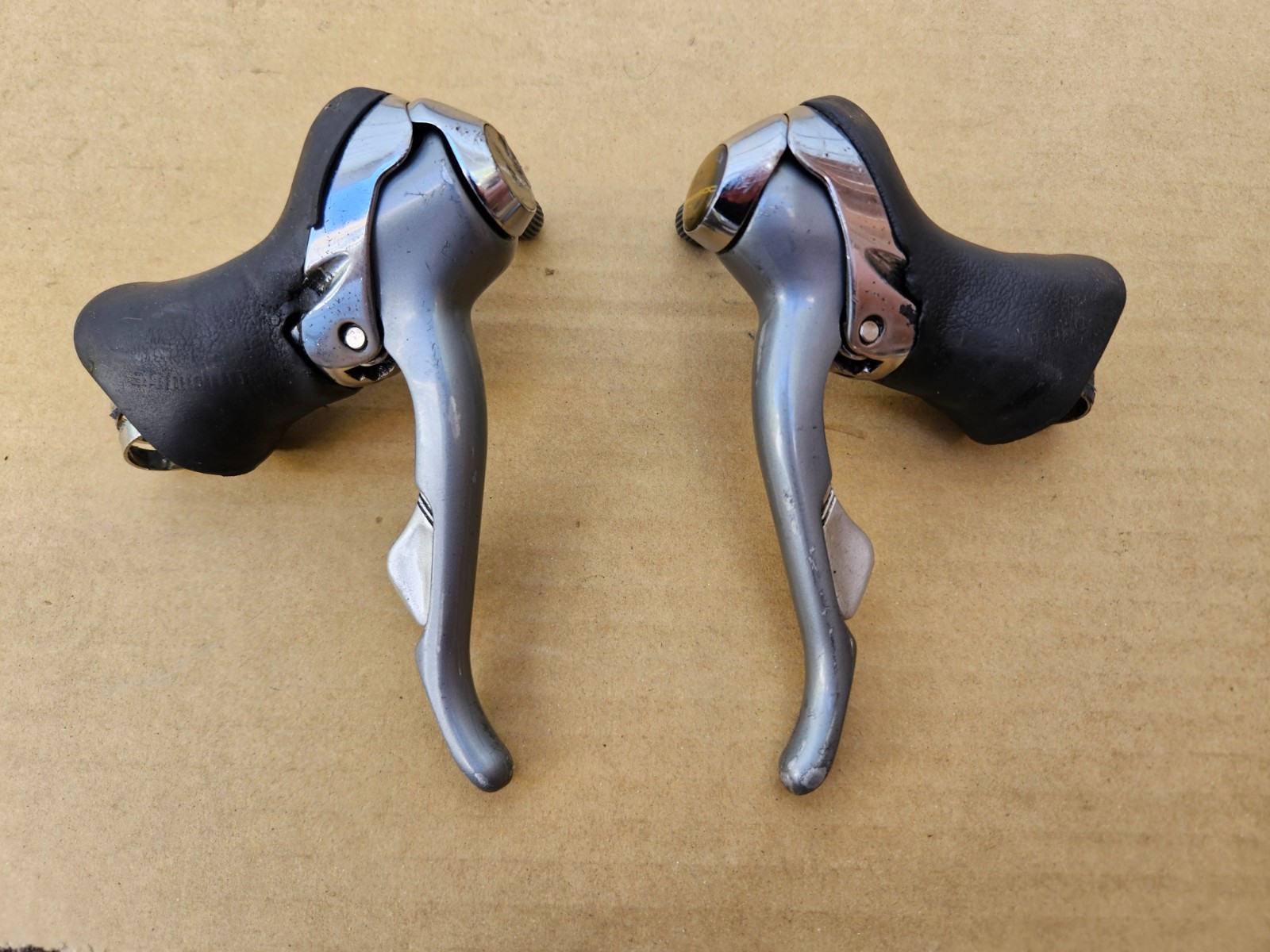 Vintage Shimano 600 Tricolor Road Bike STI Shifters Left Right Set ST-6400 Japan