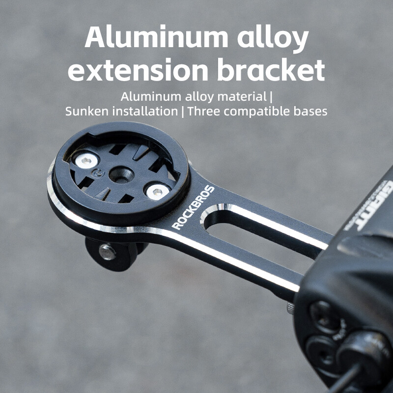 ROCKBROS Bike Computer Mount Aluminium Alloy Out Front Bike Handlebar Extension