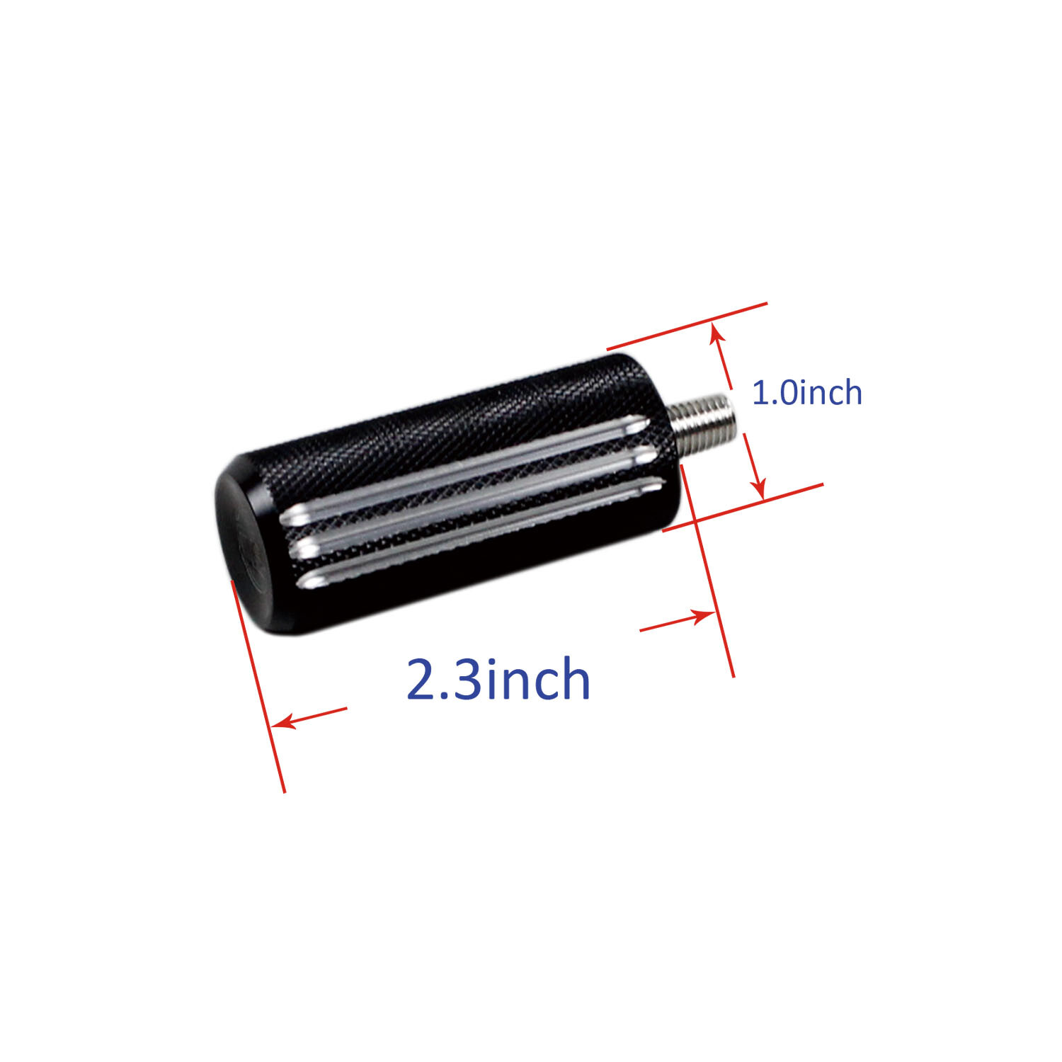 Black Shifter Foot Shift Peg Fit for Harley Softail Touring Fat Bob FXBR FLHR