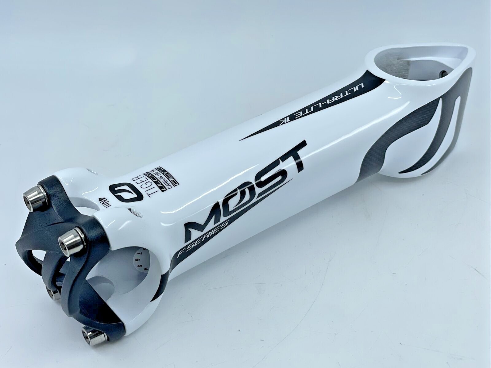 MOST Pinarello Tiger Ultra 1K Aero Carbon Stem 140mm 31.8mm 1-1/8″ NEW TAKE-OFF