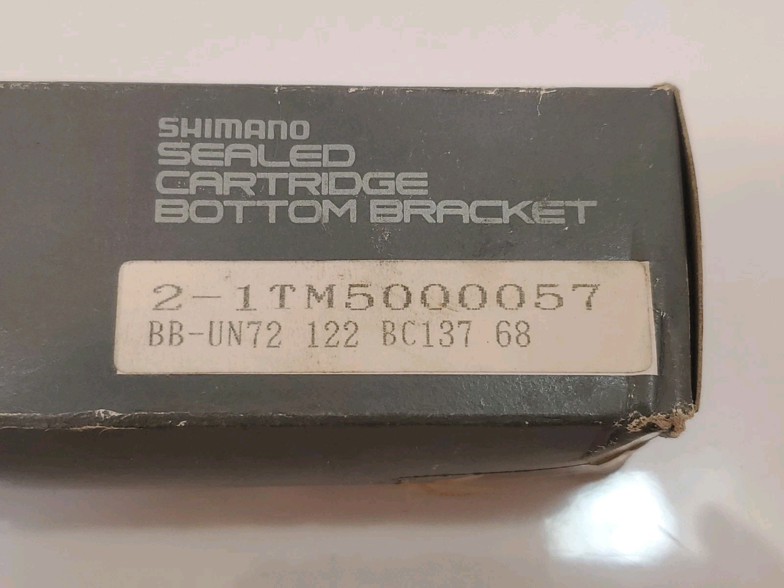 New Shimano BB-UN72/ROAD MTB Sealed Cartridge Bottom Bracket 122 G1