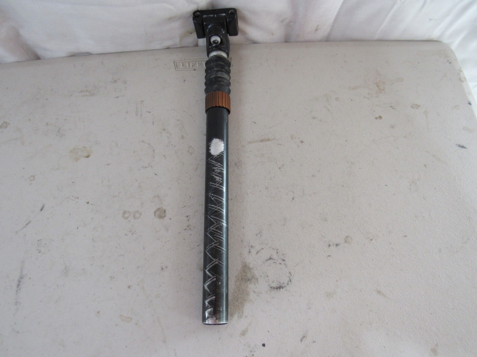 NL Suspension Seatpost Seat Tube 27.2mm x 360 mm Offset Black