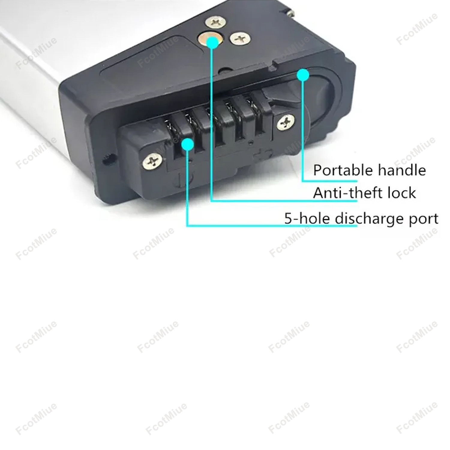 Folding Ebike Battery 48V 10.4Ah 12.8Ah 14Ah ALX006 Battery for Lectric XP 2.0