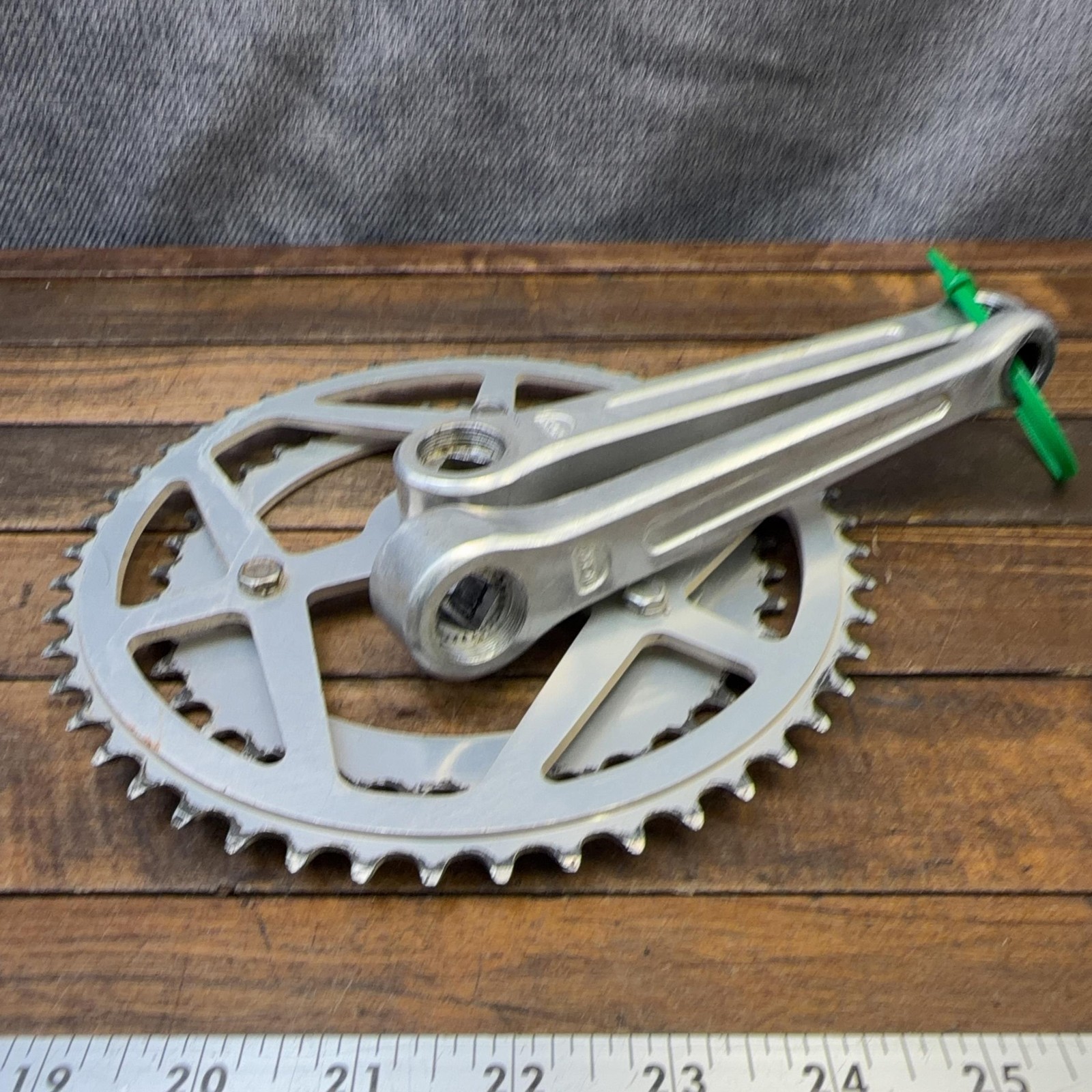 Vintage Sugino Maxy Crank Set Double 171 Mm Road Bike Square Taper Forged 70s