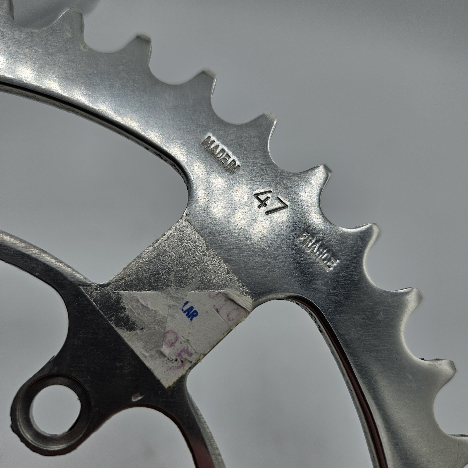 Vintage TA Specialties 47t Chainring, France, 6-Bolt Arm Sprocket, Eroica 80s