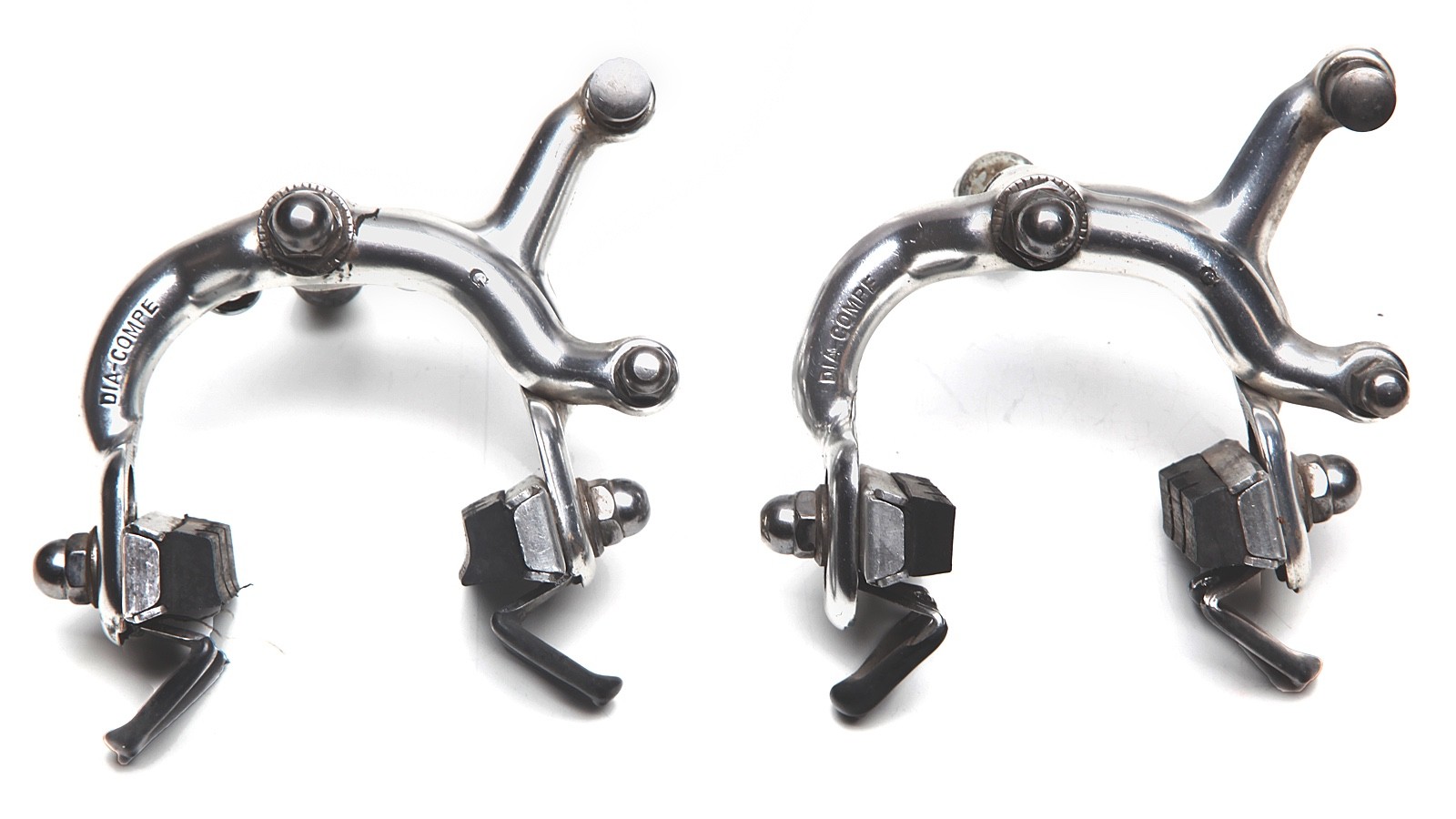 Dia-Compe N500 Caliper Side Pull Bicycle Brakes Silver