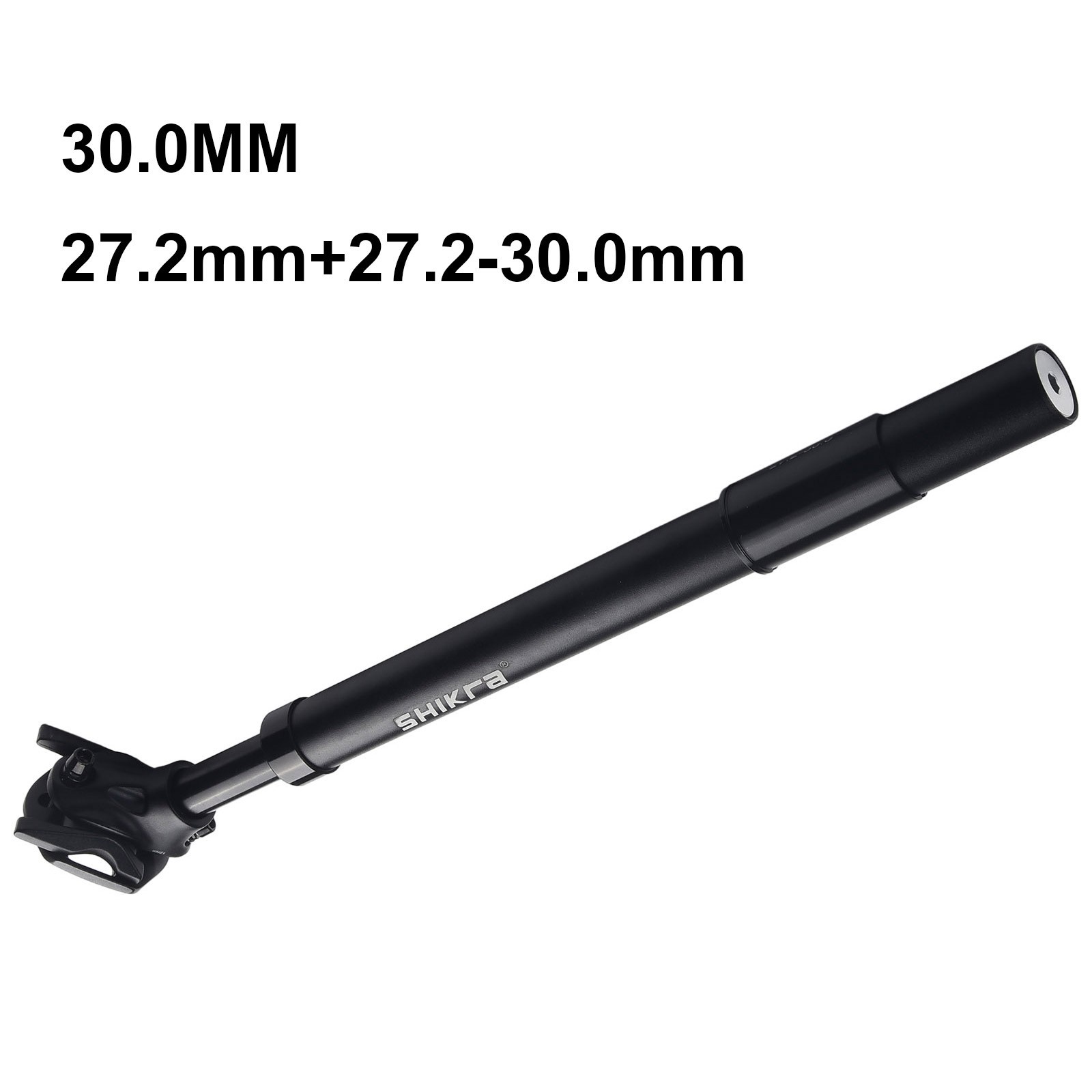 Seatpost Bike Shock Absorber Spring 27.2-33.9x400MM Aluminum Alloy Black