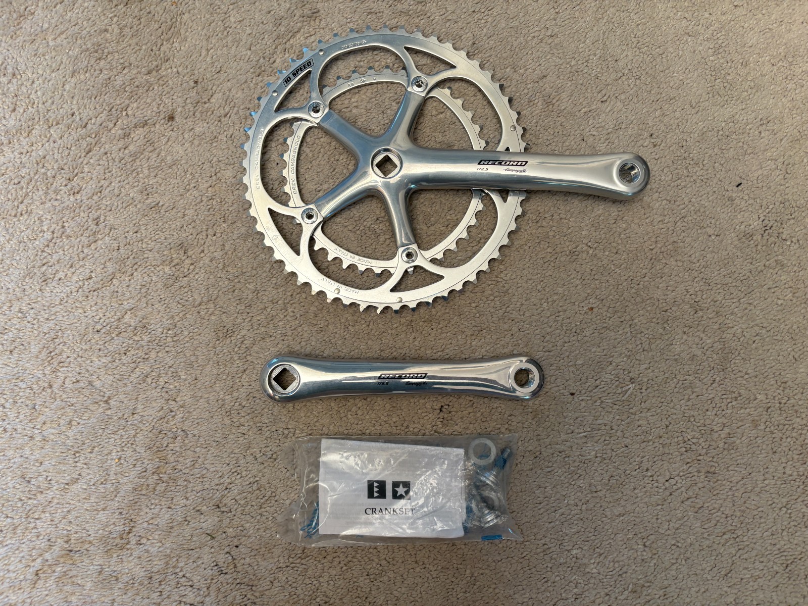 Campagnolo Record 10 Speed Alloy Crankset
