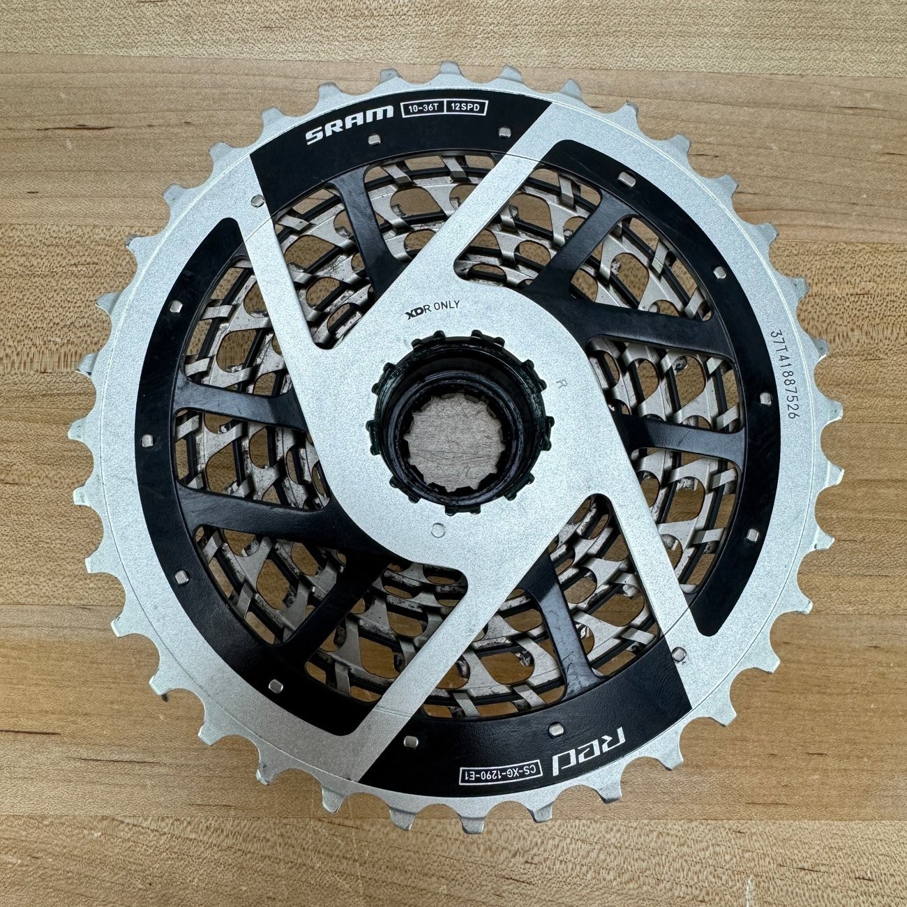 SRAM Red AXS XG-1290 E1 10-36t 12-Speed Bike Cassette «Light Wear» 234g