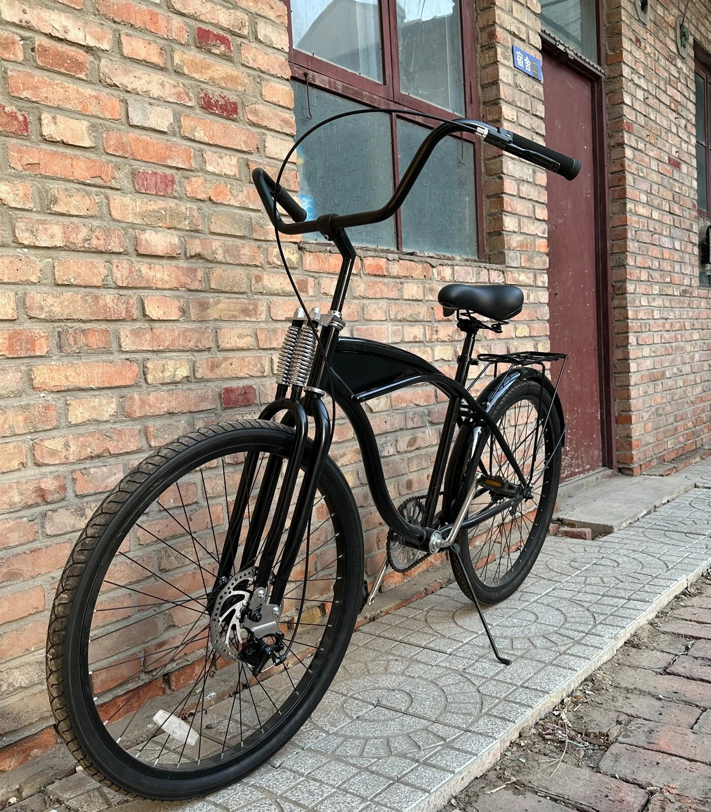 JZsports 1″ Threaded 26″ Dual Springer Bicycke Fork – Cruiser Chopper Bicycle