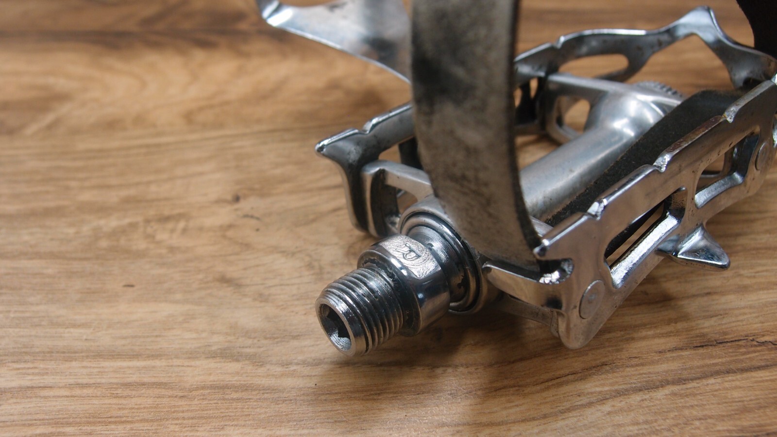 flat platform pedals Spidel Maillard made in France 1982 road bike 9/16 in
