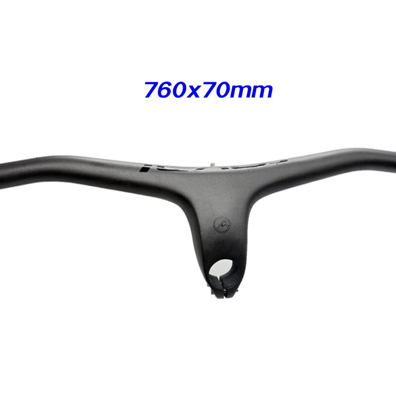 XC MTB Carbon Fiber Integrated Handlebar 660-780mm 28.6mm Bicycle Riser Bar Part