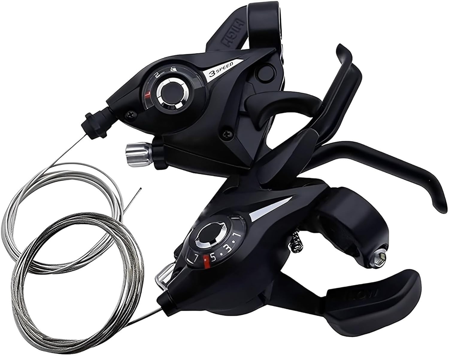 Ambidextrous 3×7 21-Speed Shifter Set for Mountain and Road Bikes – Easy Install
