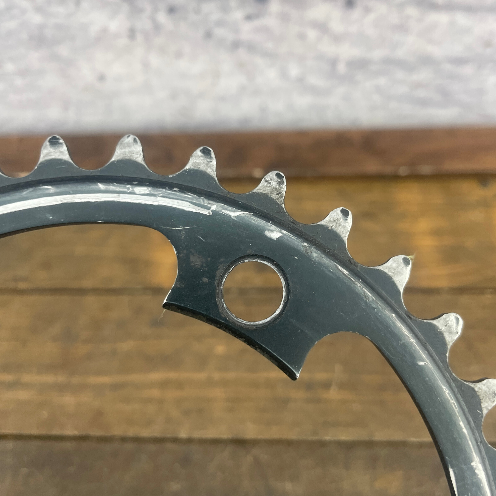 Vintage Shimano Ultegra Chainring 36 Tooth 36t 110 BCD 4 arm Asymmetric 52-36