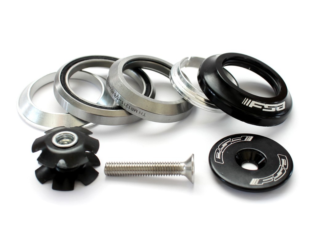 FSA ORBIT C-33 Fit 1-1/8 to 1-1/4 Tapered Integrated Headset Black