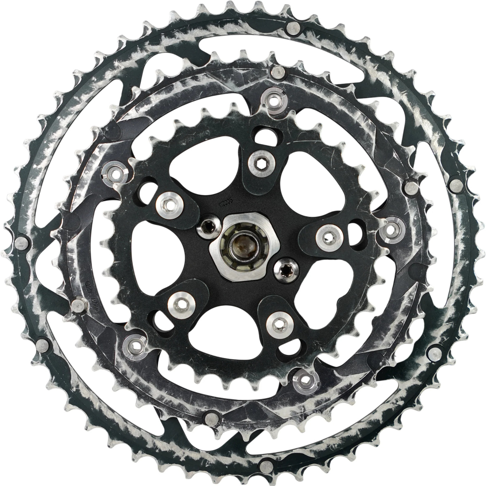FSA Full Speed Ahead Carbon 3x Road Crankset W/ 53/42/30t Chainrings