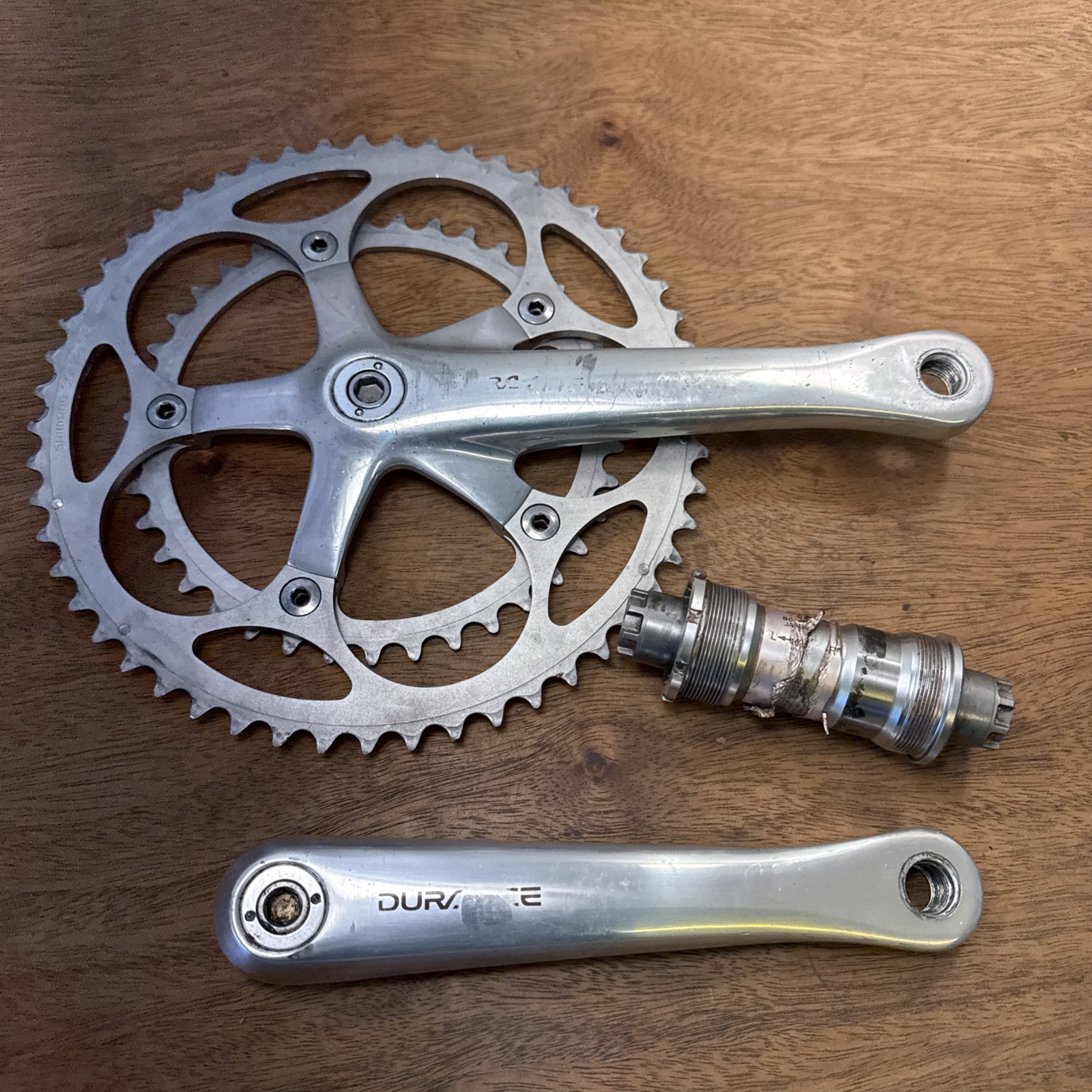 Shimano Dura Ace Crankset FC-7700 172.5mm 53/39 Double 130 BCD w/ BB-7700