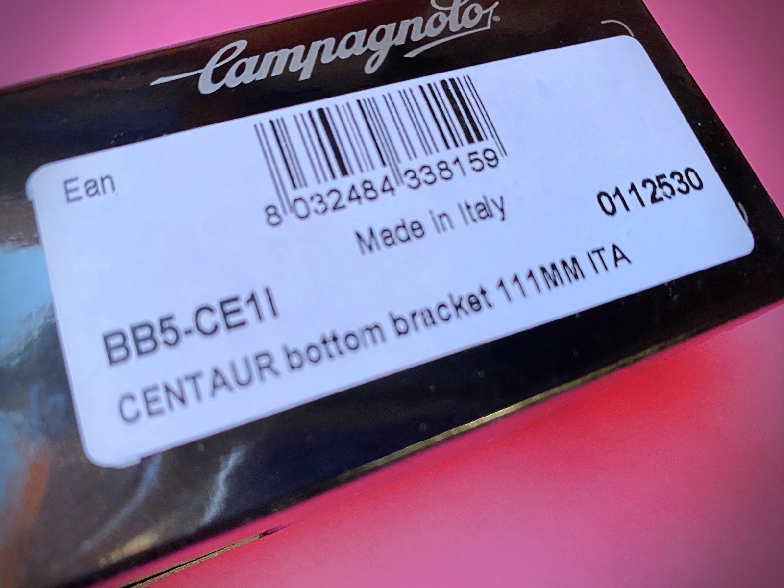 Campagnolo Centaur Bottom Bracket ITA THREAD AXLE 111mm NEW