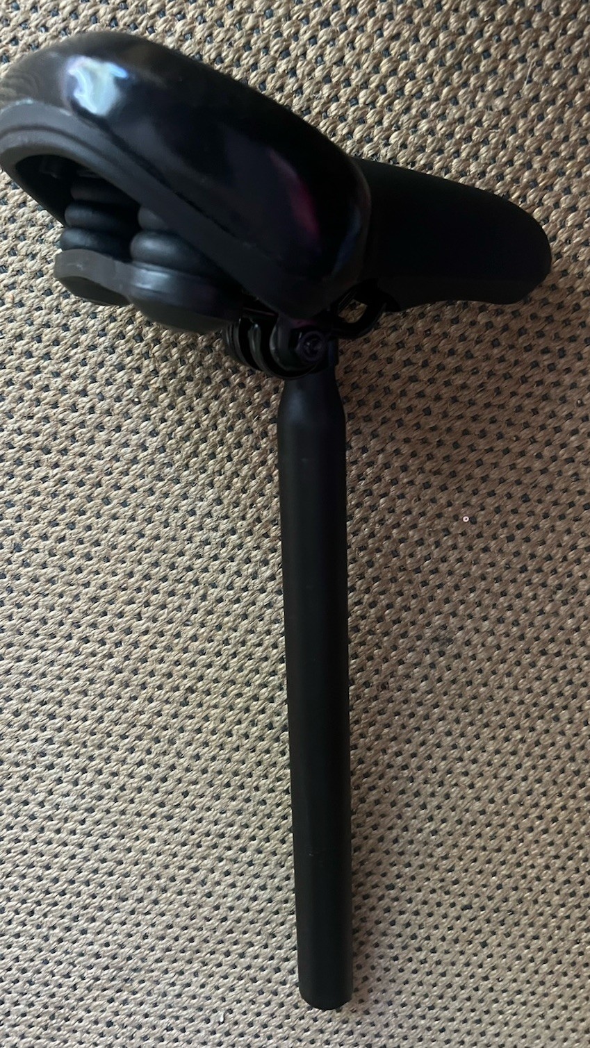 Lectric Brand e-bike Electric Seat Black Bike ShoWell Bike Seat And Post