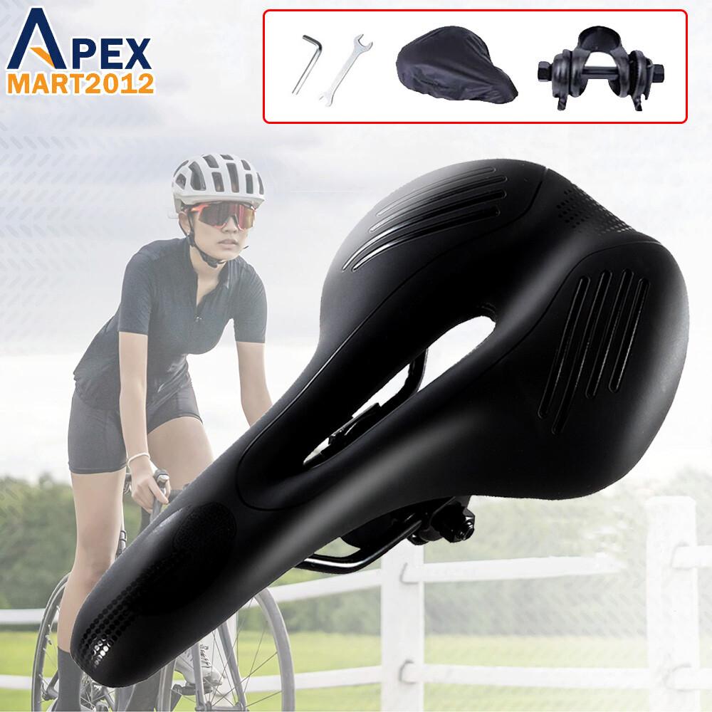 Comfort MTB Bike Seat Bicycle Saddle Road Mountain Cycling Soft Gel Cushion Pad