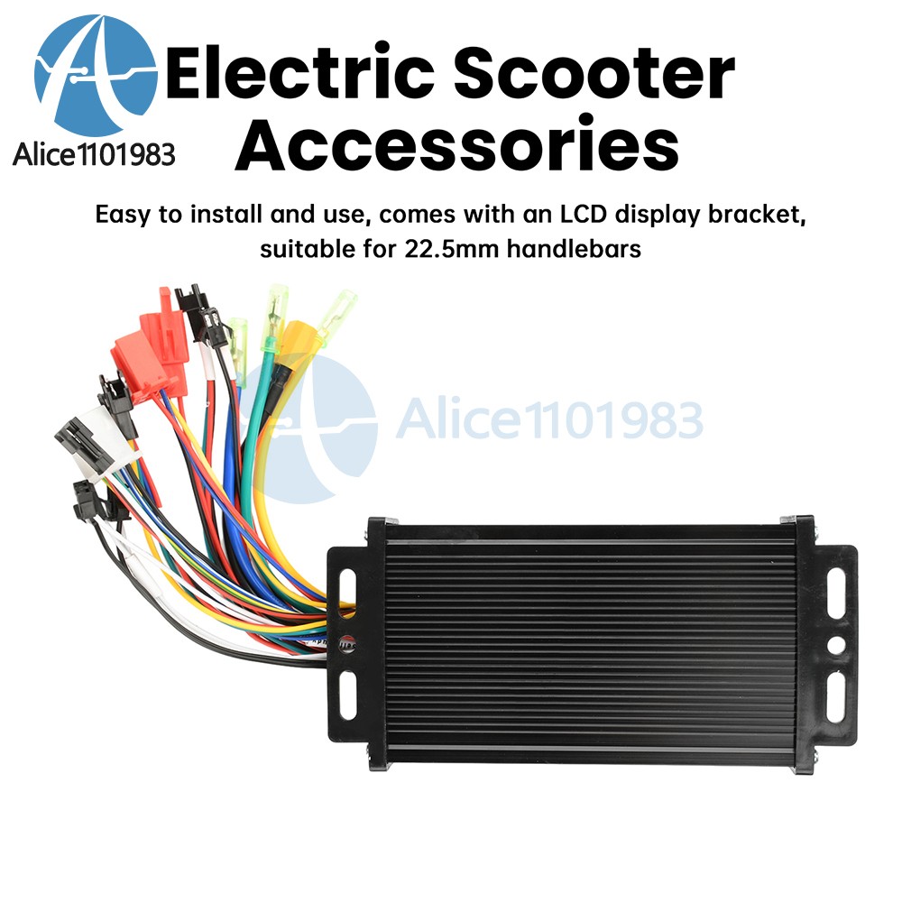 36V48V64V 30A Sine Wave Brushless Motor Controller 750-1500W Driver S866 LCD