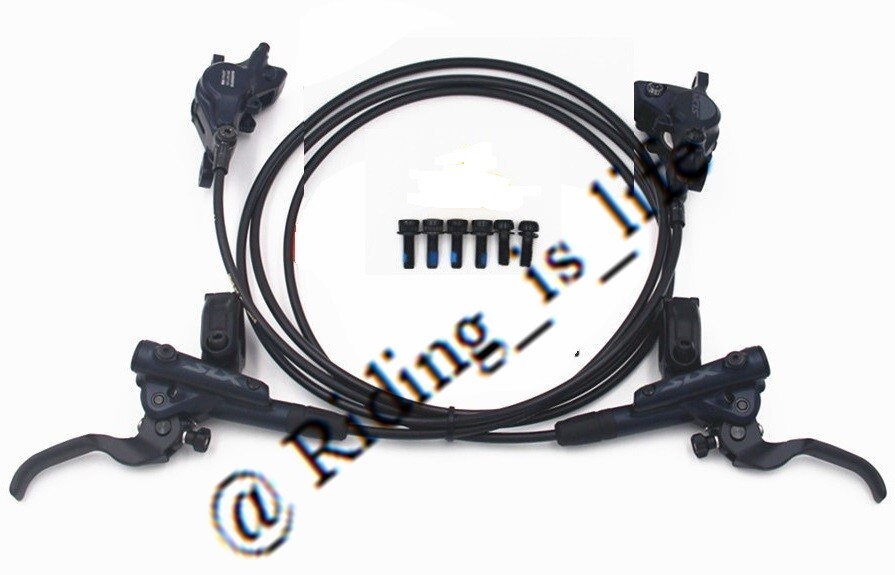 NEW Shimano SLX M7100 MTB Hydraulic Disc Brake Set Front&Rear RT86 Rotor Option