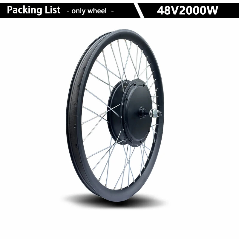20-29 Inch 700C E-bike 48V 2000W Conversion Kit Motor Kit Rear Motor Wheel