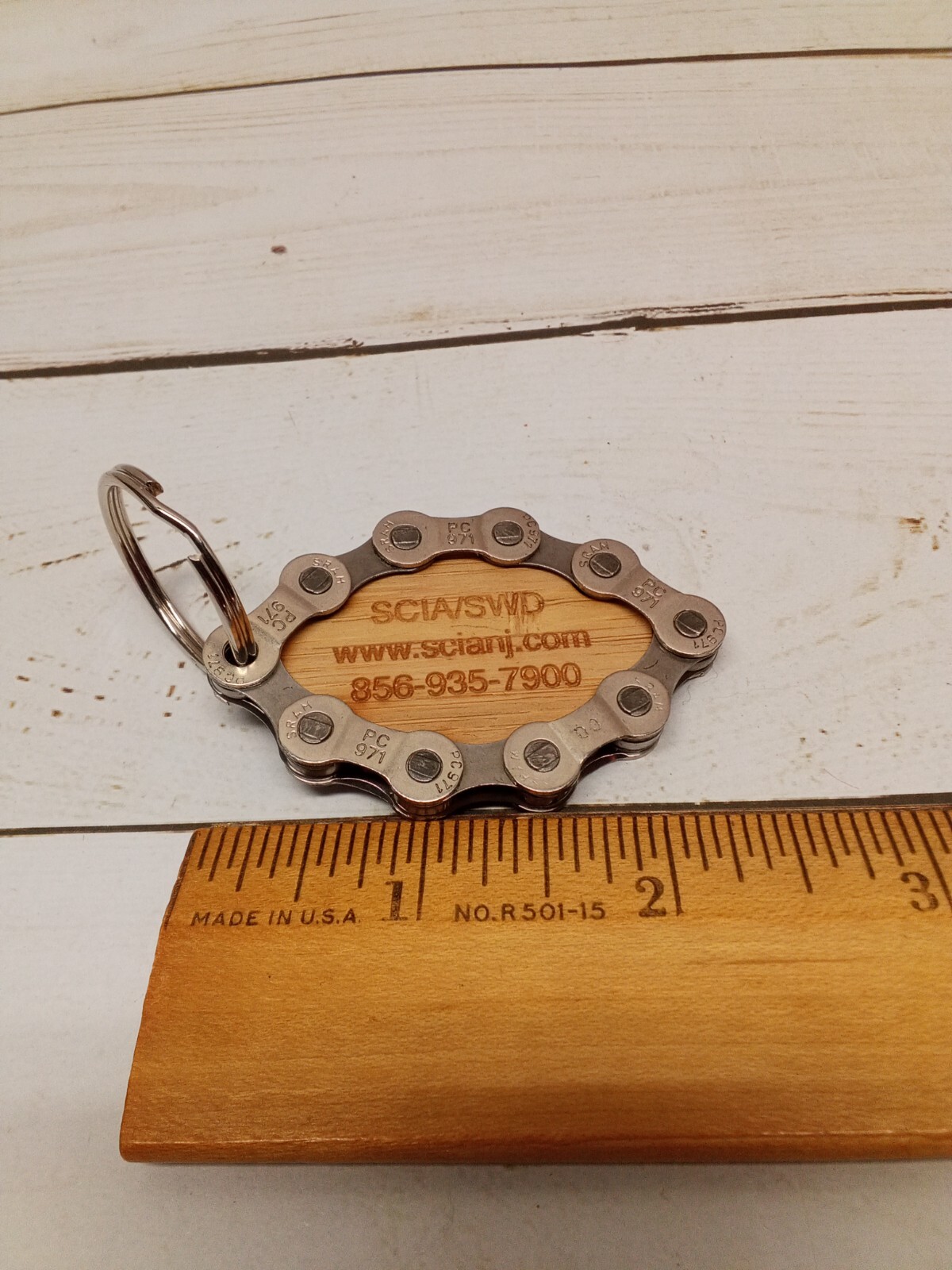 PC 971 SRAM Bike Chain Key Chain 2.25″ Long