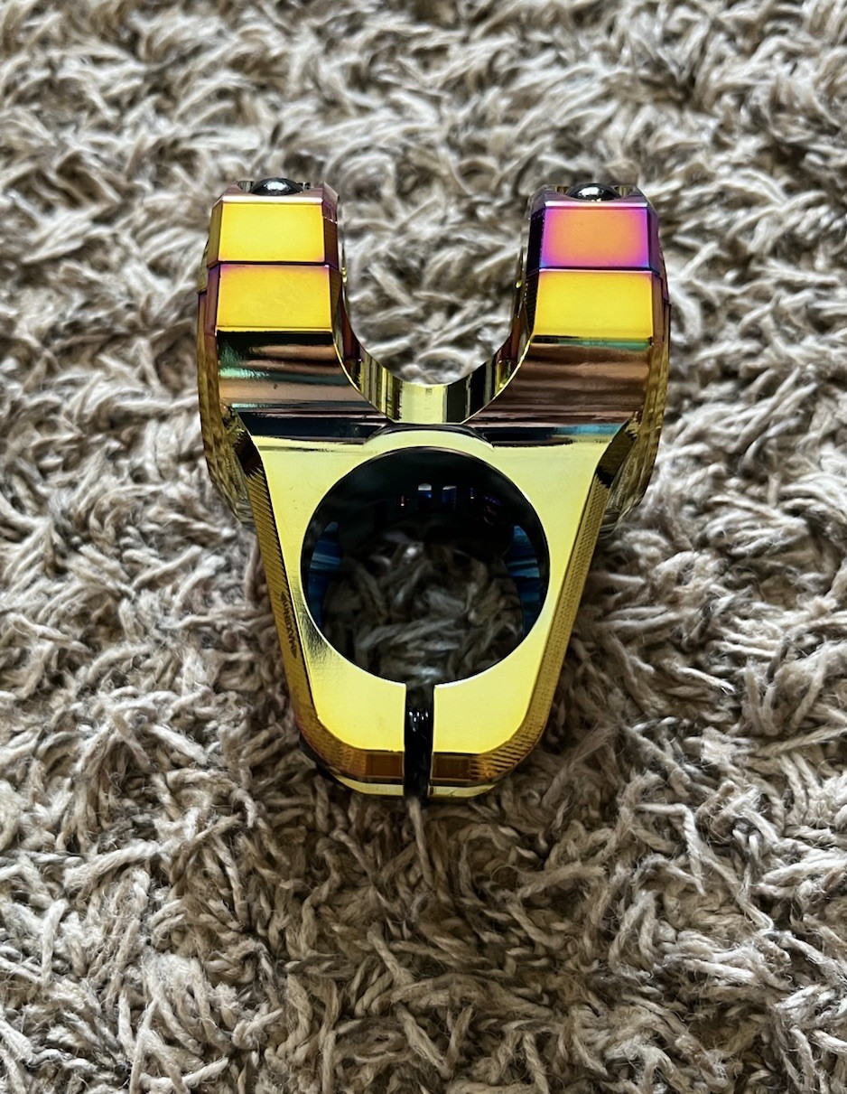Title MTB ST1 Stem – Oil Slick – 35mm (new without tags or packaging)