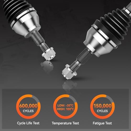 4WD Front CV Axle Shaft Assembly Fit for Dodge Ram 1500 2002-2010 V6 3.7L V8