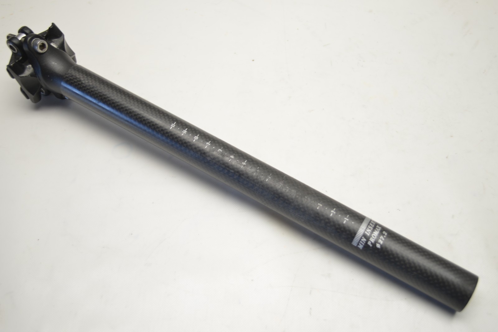 PROMAX CARBON 27.2 MM DOUBLE BOLT BICYCLE ‘0’ MM OFF-SET SEAT POST 360 MM