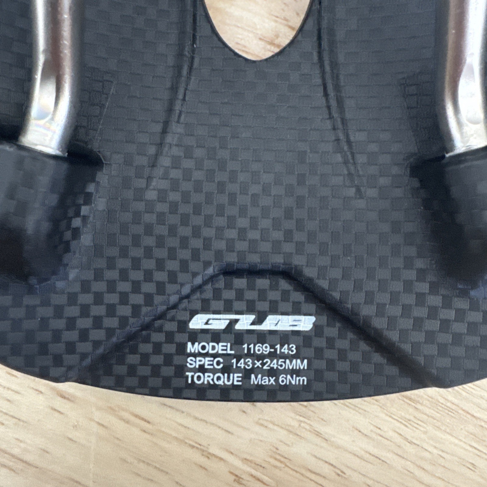 GUB 1169-143 3D Printed Bicycle Saddle 143mm Road MTB Gravel Bike Seat Black