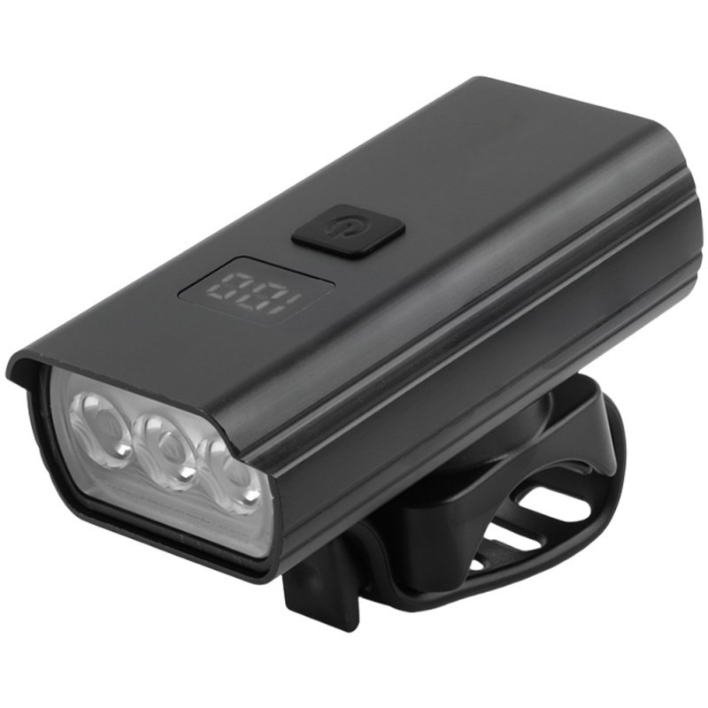 Aluminum Alloy Waterproof Bike Front Light with Three LEDs Four Lighting Modes