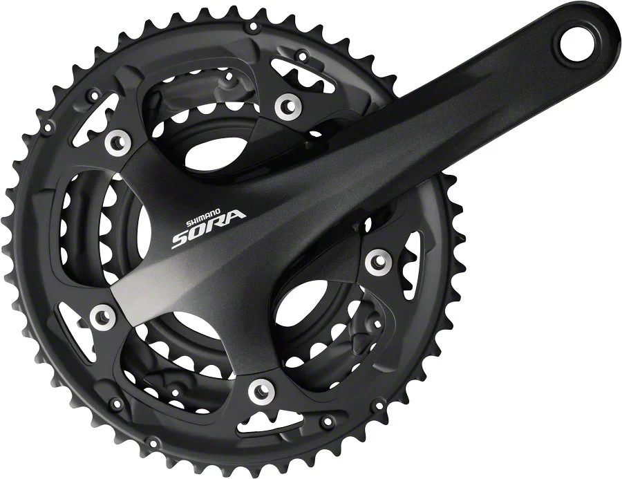 NEW Shimano SORA 3503 50 39 30t TRIPLE 9-Speed Black Alloy Chainring Set 3500