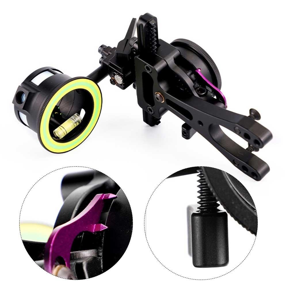 Quick Vertical Adjustment Bow Sight for Hunting with Fine Tuning R Screw