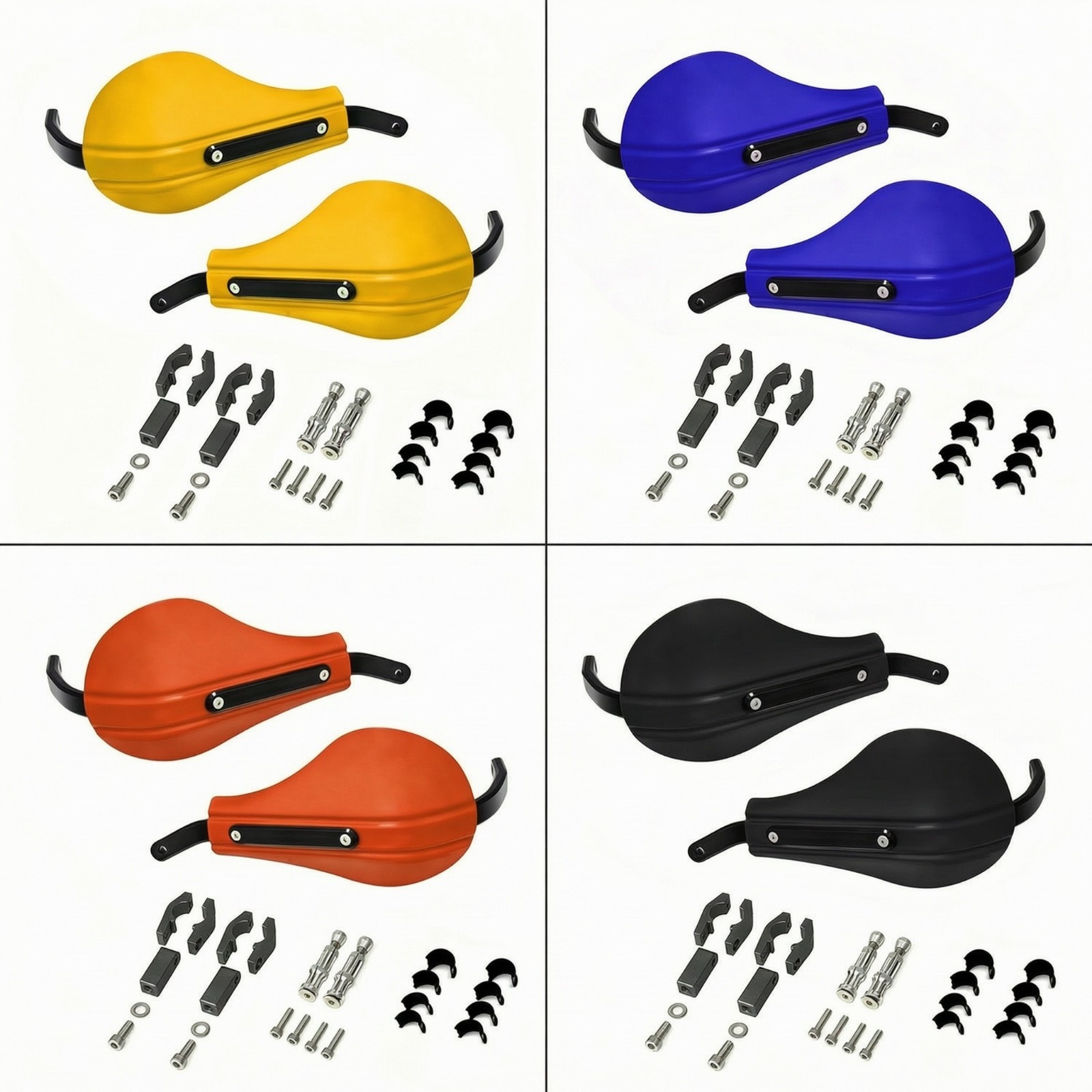Motorcycle Handlebar Guard with Mounting Bracket Universal Fit Motorcycle