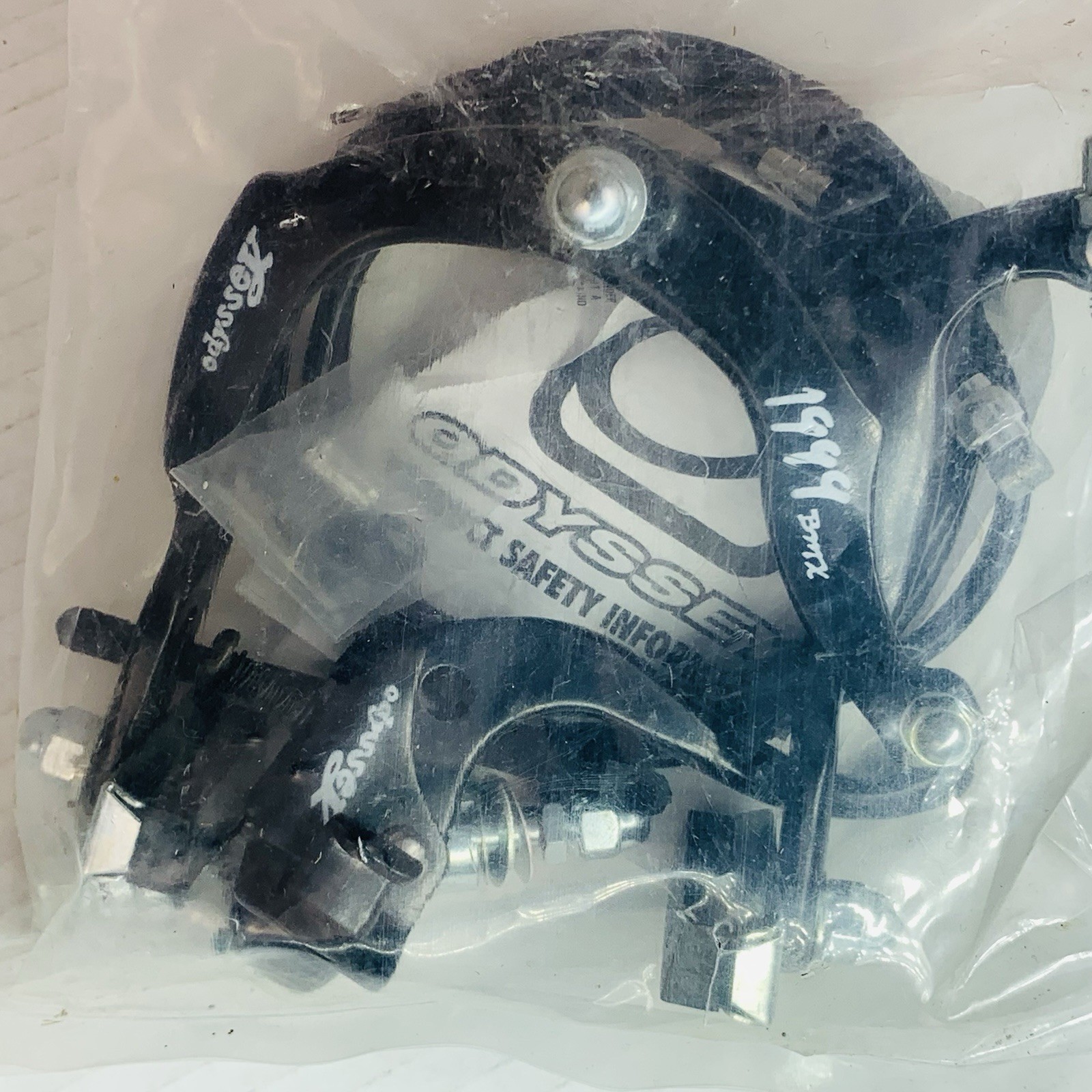 Vintage Odyssey 1999 BMX Rear Caliper Brake Black Lever Cable NOS Kit Single
