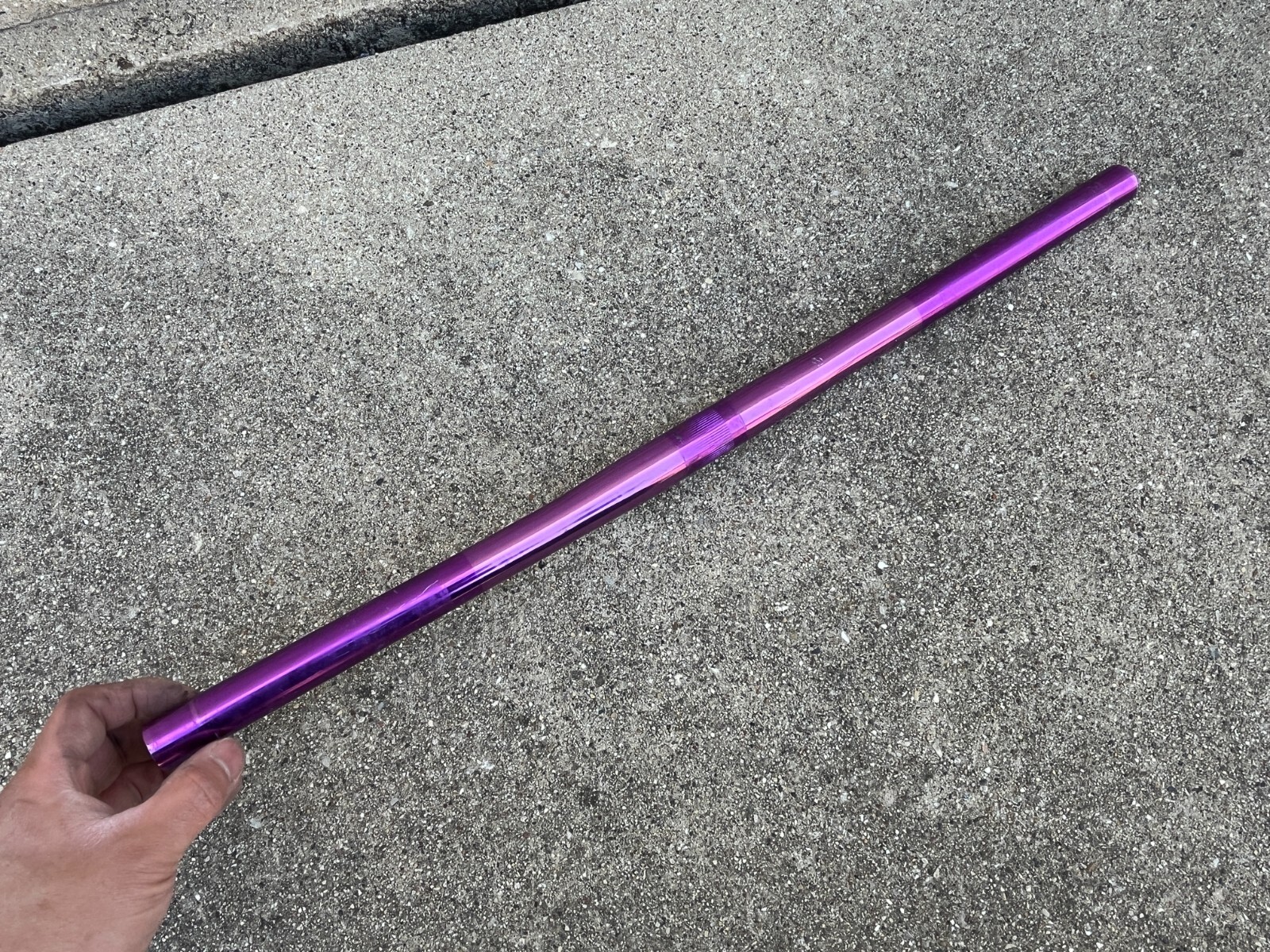 Vintage Barracuda Handlebar 25.4 Mountain Flat Bar 90s 560 mm CUDA Purple