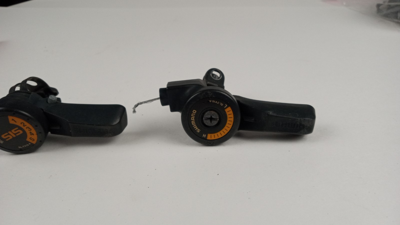Shimano SL-TY15-A Thumb Shifter Set 3×5 Speed Friction SIS Index Bike Levers