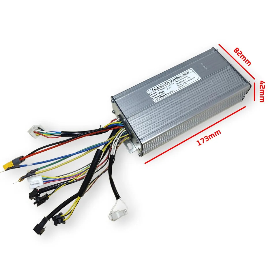 KT 36/48V 30A Square mode 12 FET controller with LCD10H Display for 1500w motor.