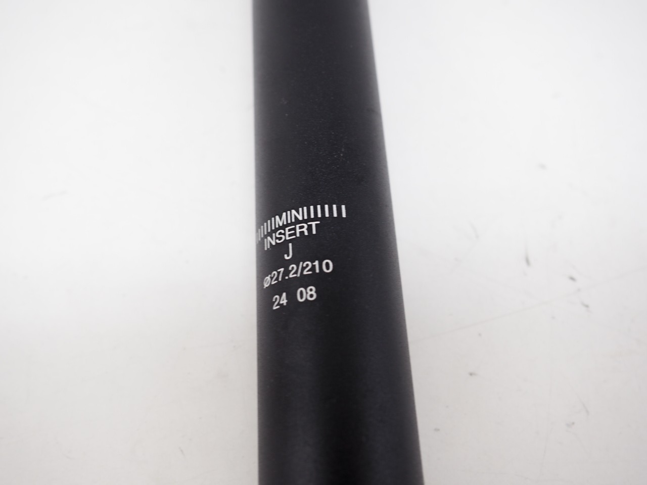 Unbranded Kids Bicycle Seatpost 27.2mm x 210mm Black Alloy 20mm Offset