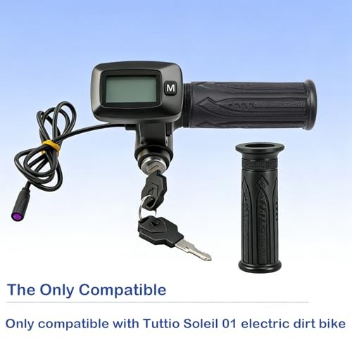 Throttle for Tuttio Soleil 01 Electric Dirt Bike, 48V LCD Display with M Key