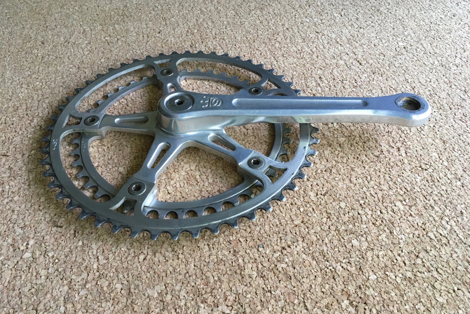 Sugino Mighty Road Bike Crankset 171mm – 52/42 Tooth – Made in Japan