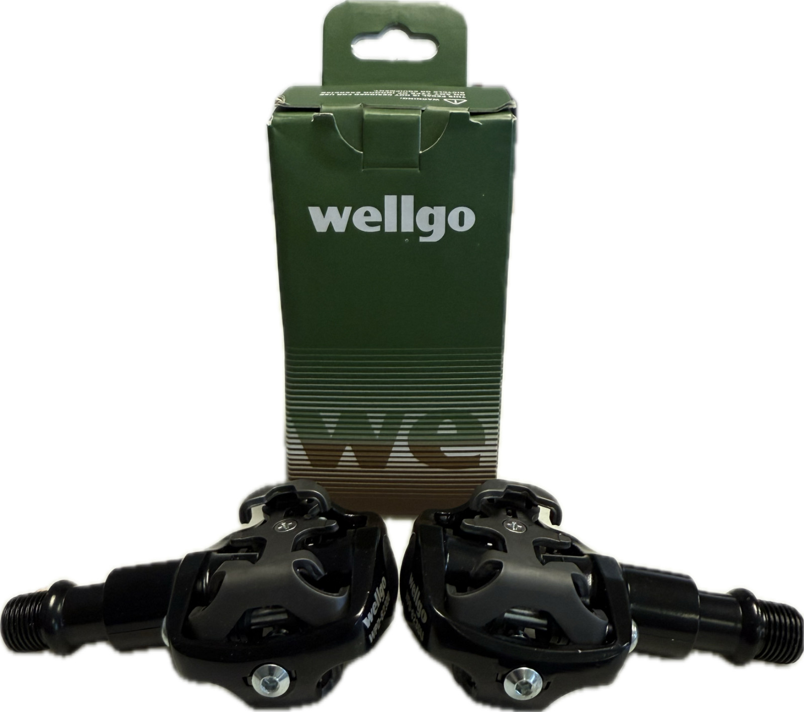Wellgo Mtb Mountain Bike Pedals and Cleats Spd Compatible WPD-823DU New w/Box