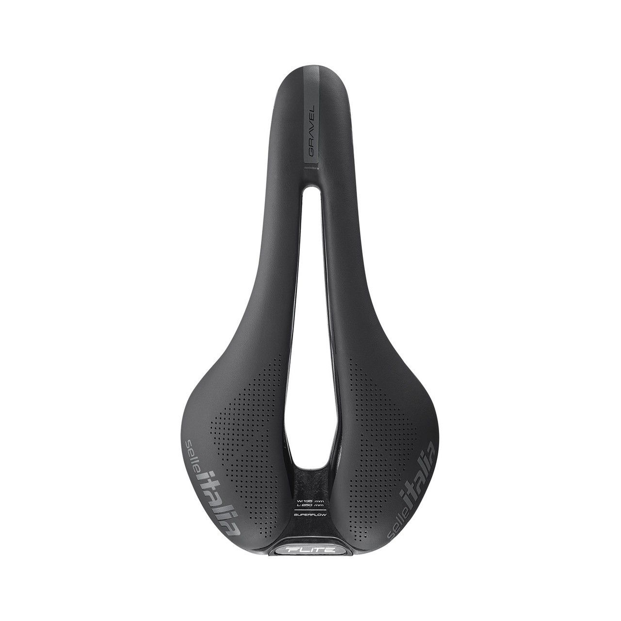 Selle Italia saddle FLITE BOOST GRAVEL Ti316 SUPERFLOW S3 135 size Ti316 rails