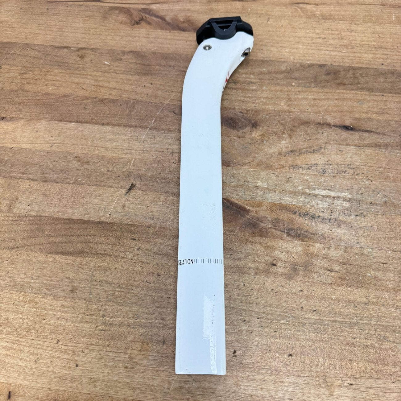 Pinarello Dogma F8/F10/F12 White 350mm 25mm Setback Carbon Bike Seatpost 229g