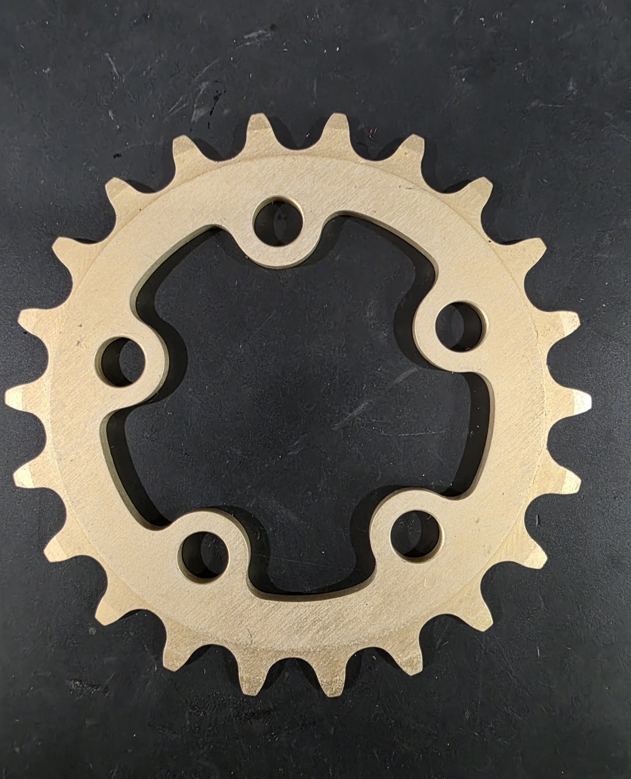 Vintage Vuelta USA ATB Chainring 22T 58mm BCD Gold NOS