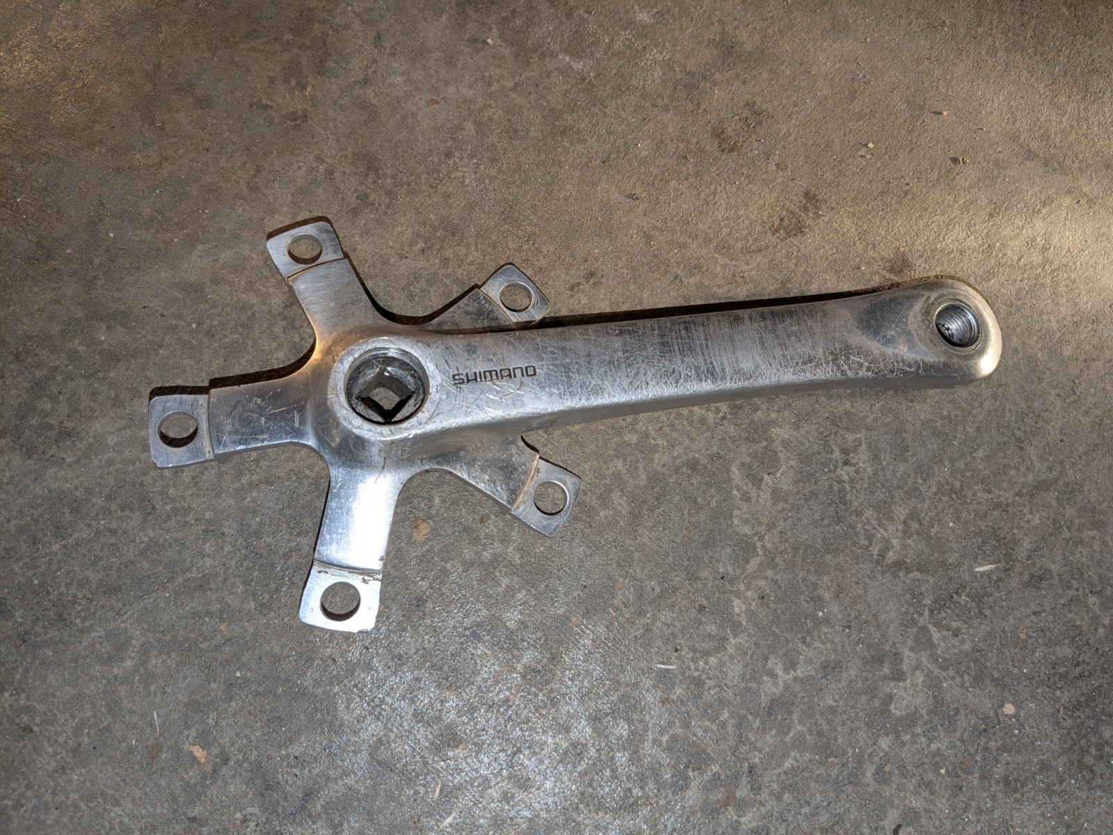 Shimano Deore-XT FC- M730 right side crank arm 175 mm silver