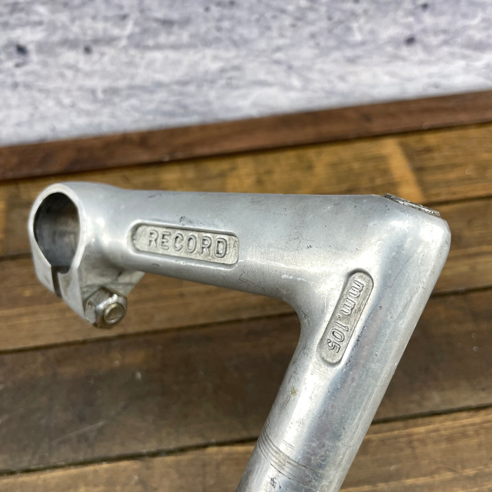 Vintage 3ttt Record Stem 105 mm Italy Pantograph 22.2 mm 3T 26.0 mm Eroica
