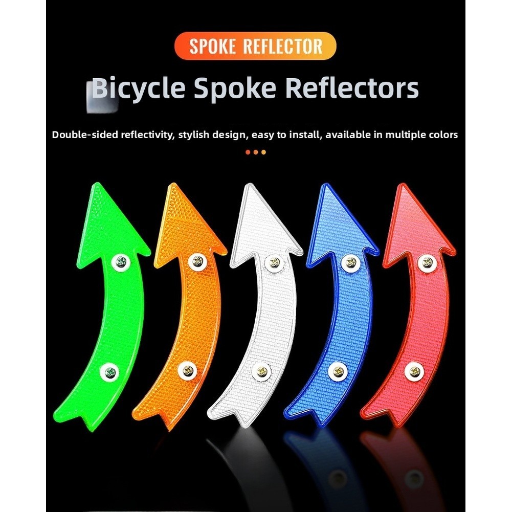 36pcs Bike Spoke Reflector ABS Plastic 15.5/2.5cm Diamond Lattice Night Safety